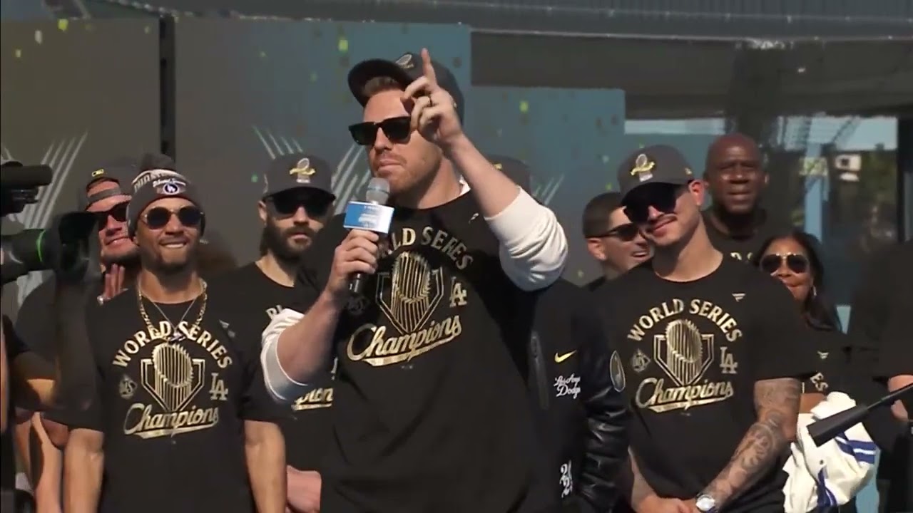 Freddie Freeman thanks Dodgers fans at World Series rally and says 2026 campaign 'starts now'