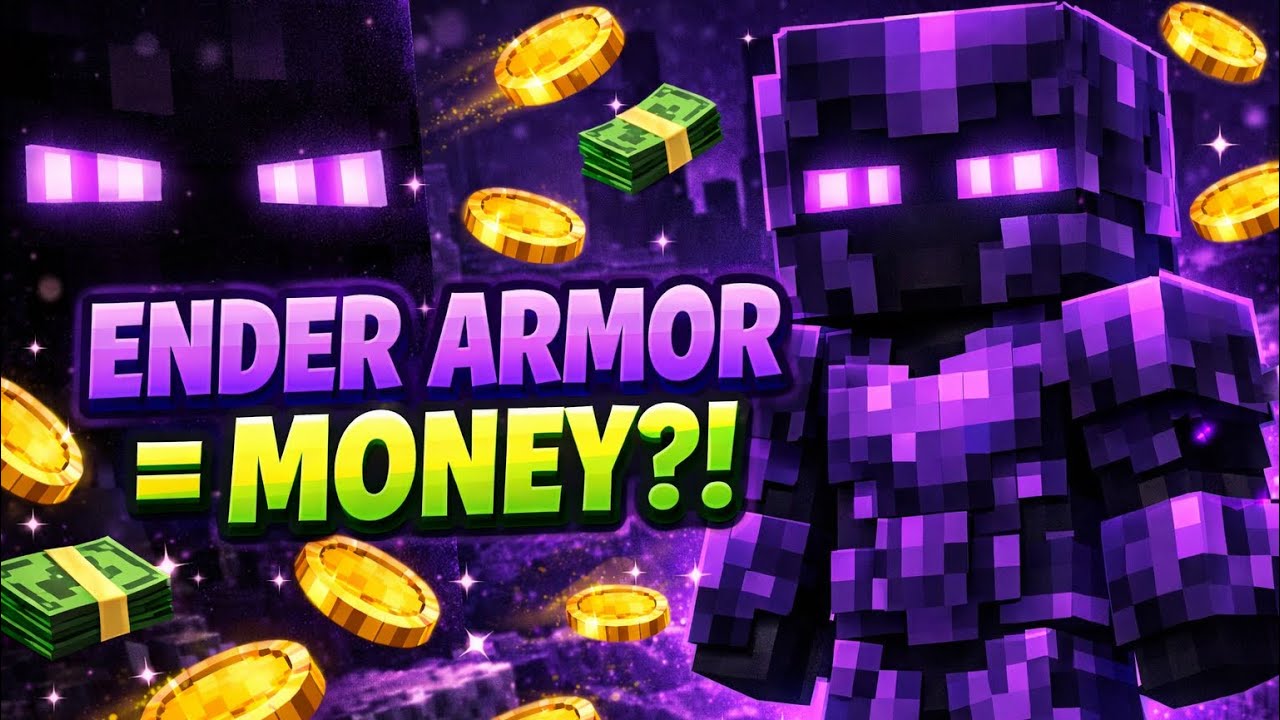 GET FULL ENDER ARMOR FAST | EASY MONEY FROM ENDERMAN | CrafterSMC SkyBlock