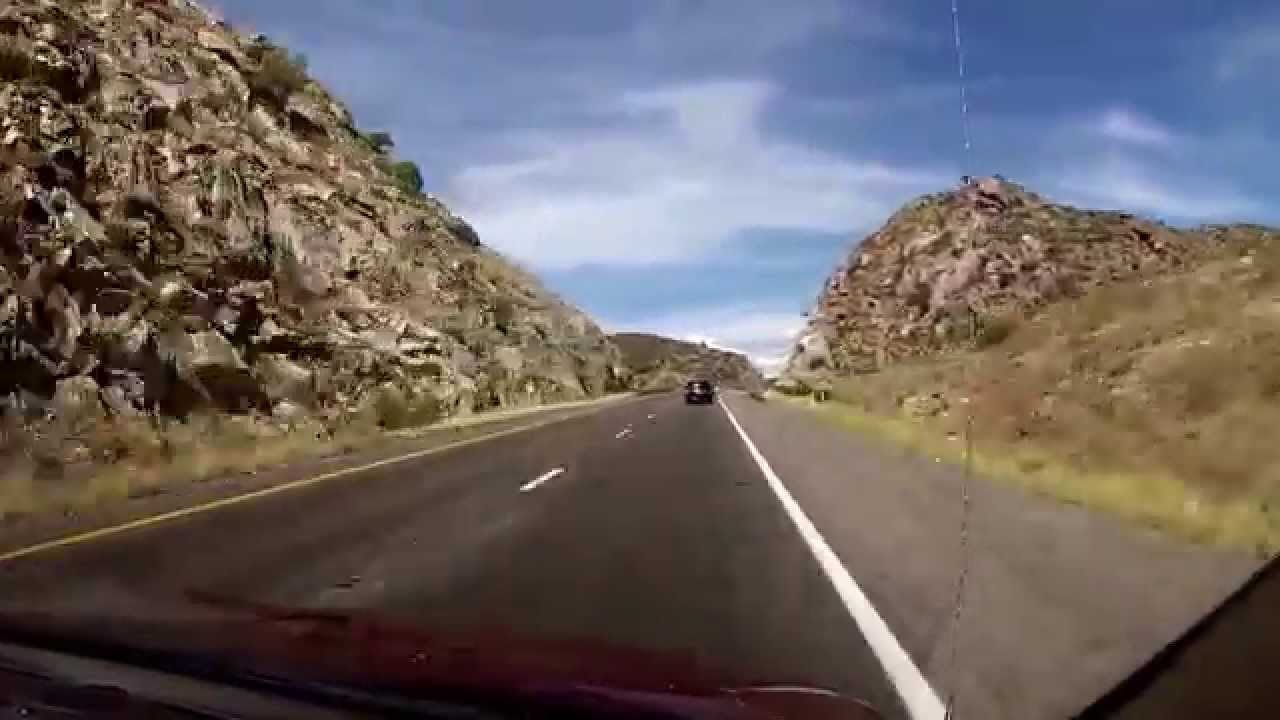Driving from Las Vegas to Grand Canyon NP Time Lapse, stop at Hoover Dam