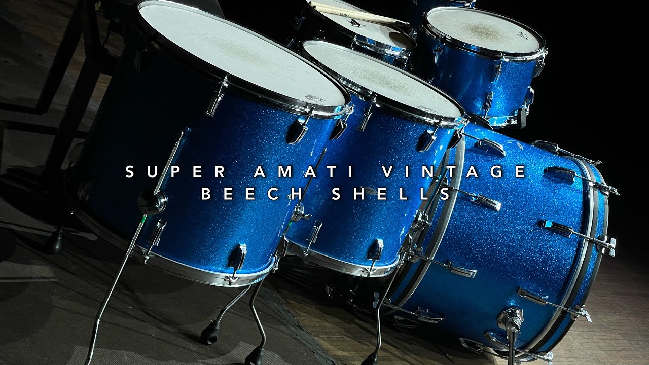 vintage Amati drums 13/16/18/22 + 8 bongo tom