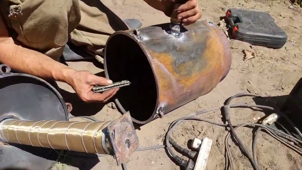 фильтр для капельного полива из газового балона своими руками.