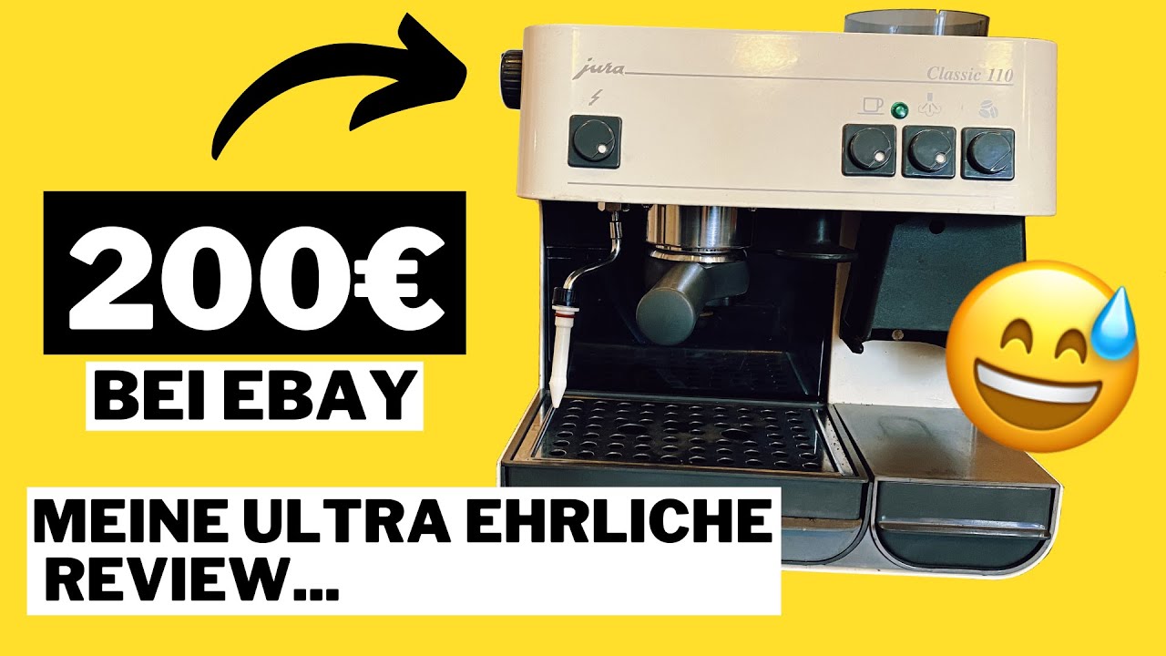 Retro Espressomaschine im Test für Zuhause - Jura 110 Siebträger