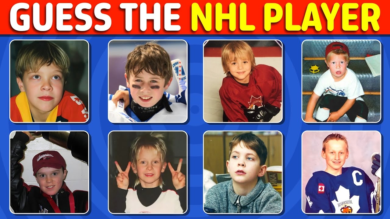 Guess the NHL Player from Their Childhood Photo!