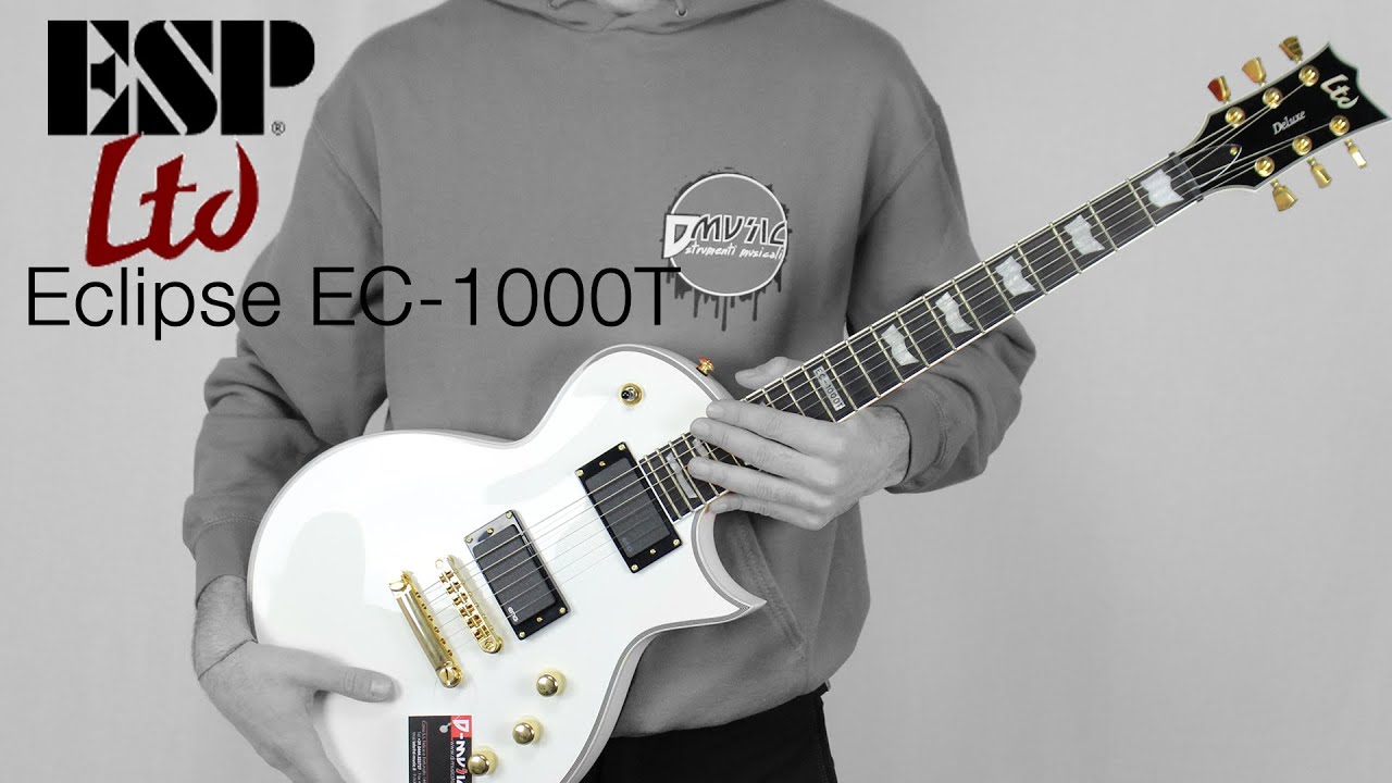 LTD Eclipse EC-1000T  - D-Music Store Guitar Test (con Hughes & Kettner Tubemeister5)