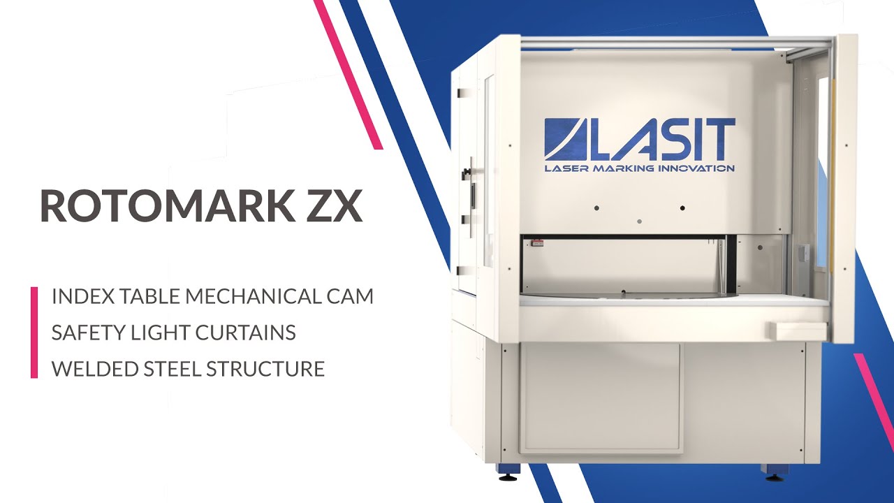 RotoMark ZX - Industrial rotary table laser machine - LASIT