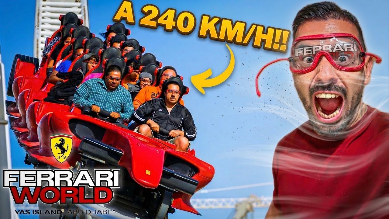 Así es FERRARI WORLD: El parque MÁS EXTREMO de Abu Dhabi