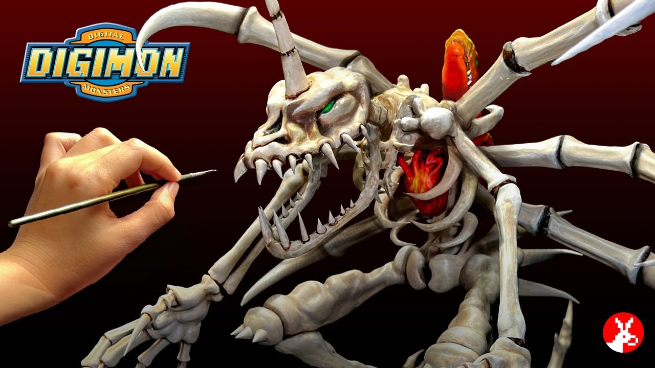 i made DIGIMON Skullgreymon digimon with zbrush & 3d printing