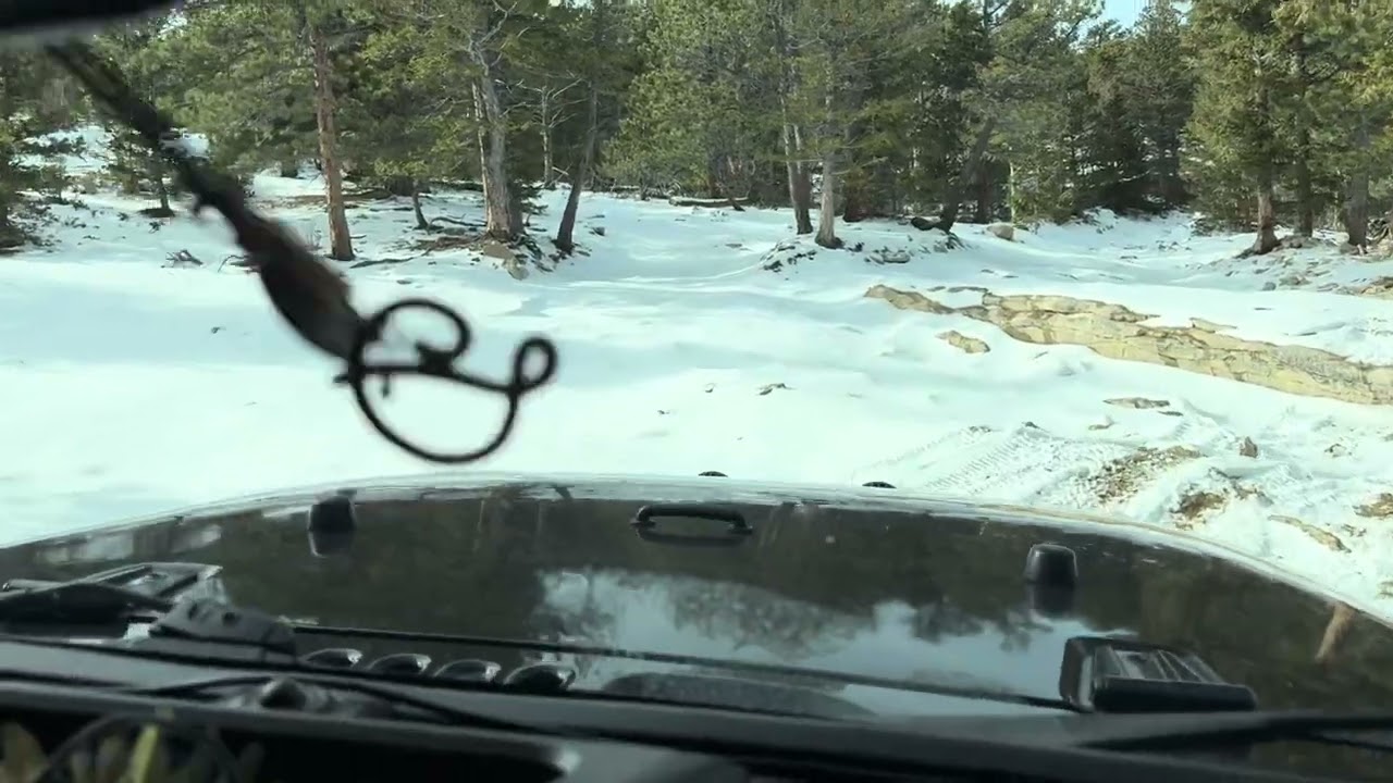 Hitting the slopes but in a jeep 