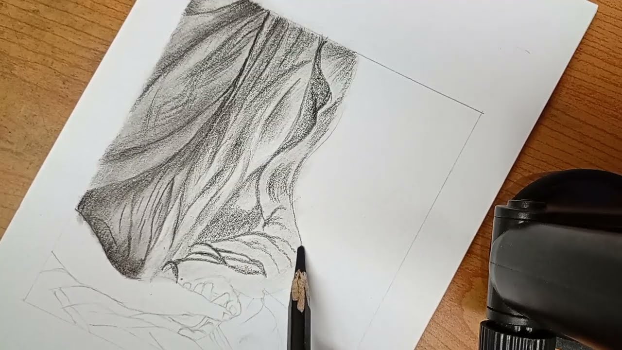 Meditating Buddha Drawing  | Relaxing Pencil Art for Inner Peace