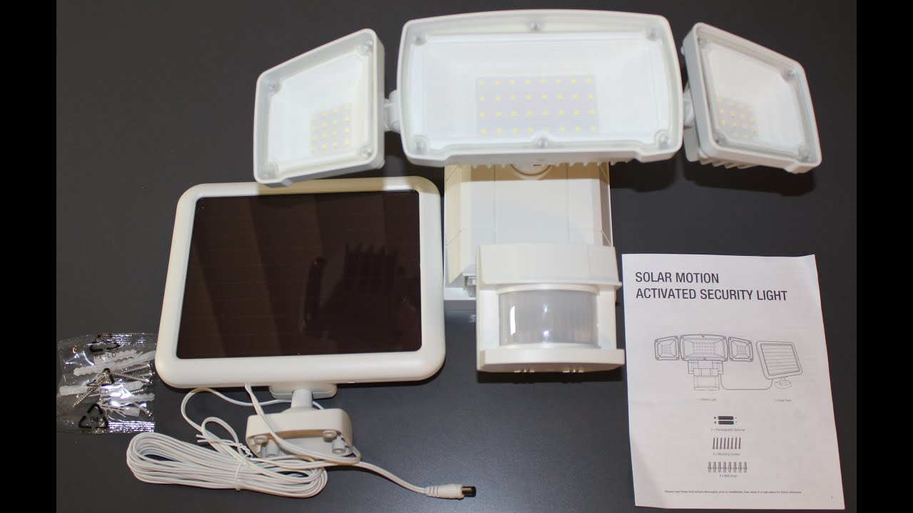 Unboxing Solar Motion Sensor Security Light | Solar Motion Light Installation