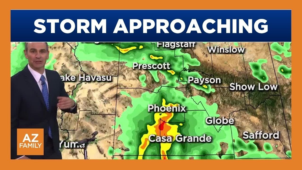 Thunderstorms and showers ahead for Phoenix area