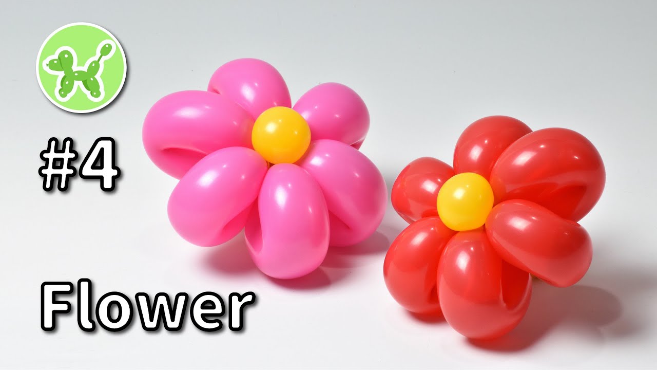 Flower - Balloon Animals for Beginners #4 / バルーンアートの基本 #4 (花)