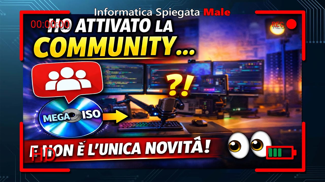 Il canale cambia: community, MegaISO e dietro le quinte