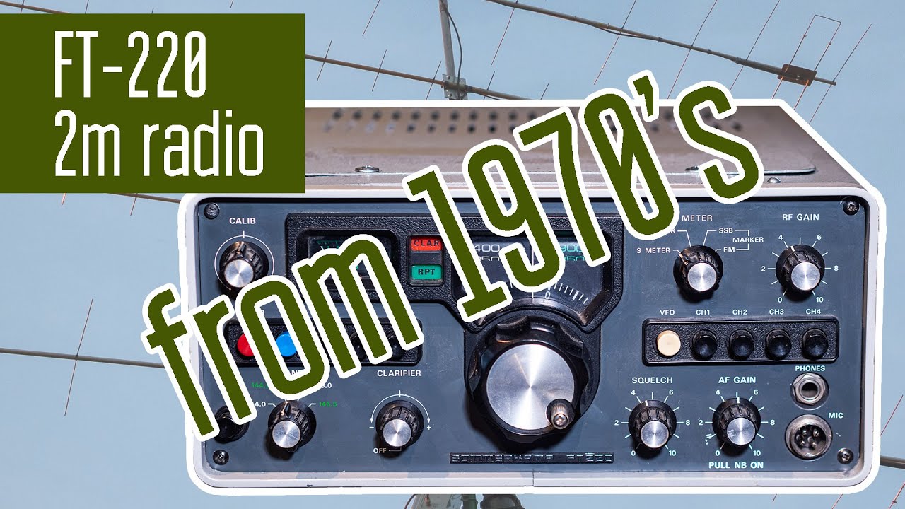 Sommerkamp FT-220 Yaesu VHF amateur radio transceiver 1970s