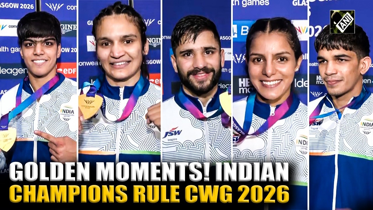 WATCH! India's golden rush continues as athletes clinch gold medals at Commonwealth Games 2026
