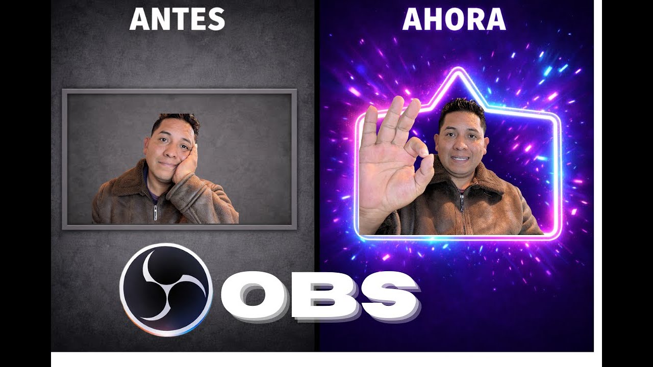 ¡ADIÓS al Rectángulo! 🚫 Cómo cambiar la FORMA de tu CÁMARA en OBS (2 Métodos)