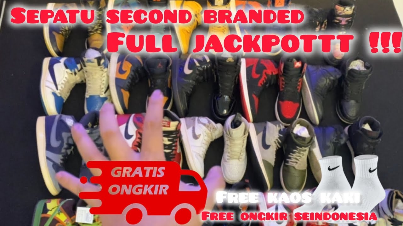 Toko thirft sepatu branded Sleman Yogyakarta ( full air Jordan 1 ) 