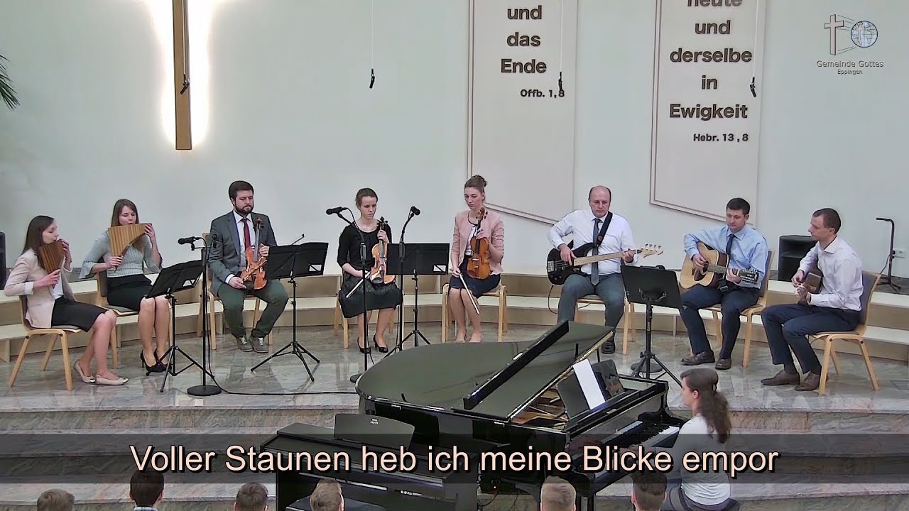 Voller Staunen heb ich meine Blicke empor