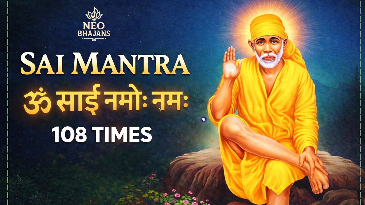 ॐ साई नमोः नमः 108  Times , shirdi sai baba