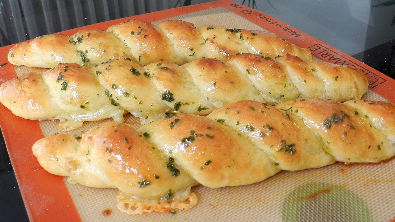 Easy Soft Twisted Cheese Bread - Delicious!
