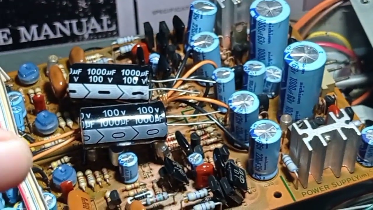 Sansui AU-D9 restauración 4 de 9 sección phono