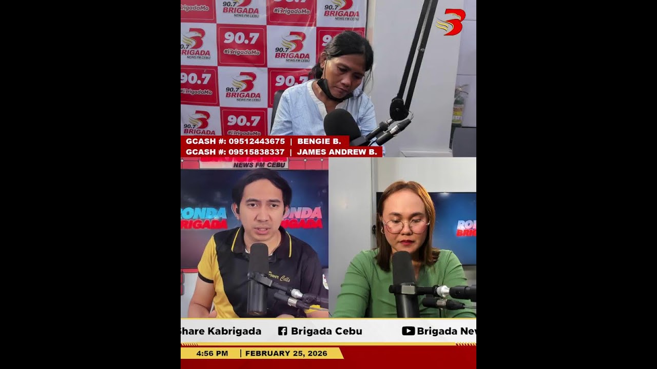 𝐑𝐎𝐍𝐃𝐀 𝐁𝐑𝐈𝐆𝐀𝐃𝐀 FEBRUARY 25, 2026| WEDNESDAY 90.7 BRIGADA NEWS FM CEBU