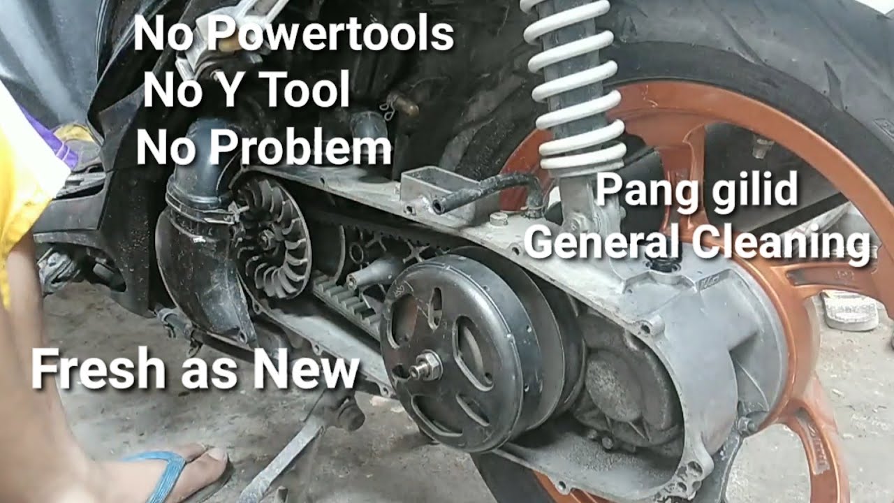 SUZUKI SKYDRIVE PANG GILID GENERAL CLEANING | PAANO BUKSAN ANG CRANKCASE | NO Y TOOL | NO POWER TOOL