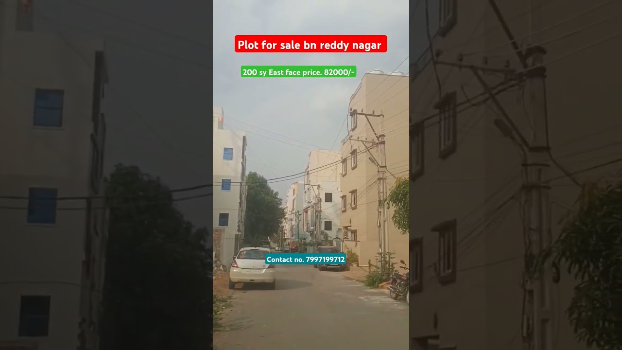 bn Reddy nagar plot for sale