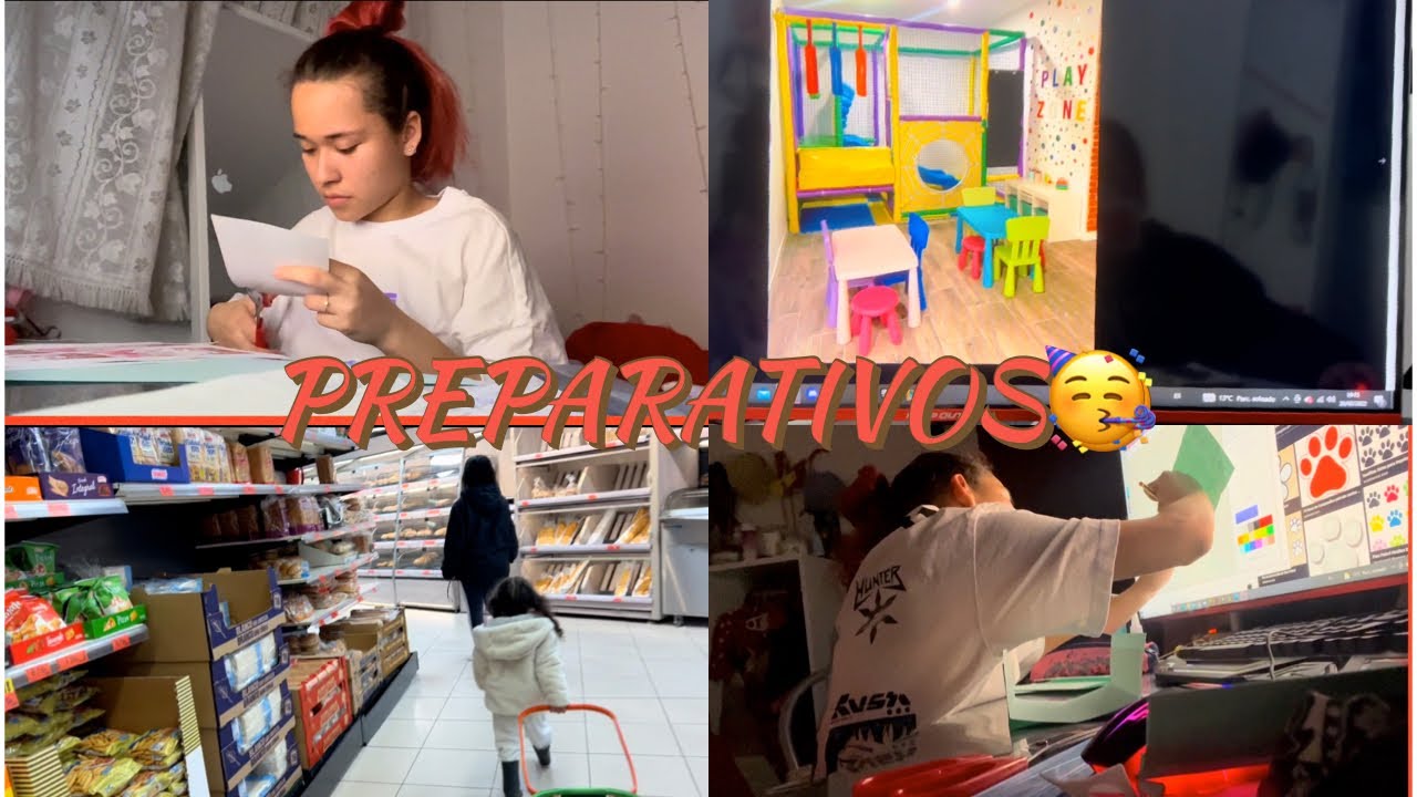 PREPARATIVOS PARA LA FIESTA DE ZOE🥳Mamá adolescente👩‍👧Majo Martinez