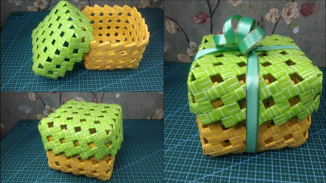 STRAW BOX || tutorial how to make box, using drinking straw