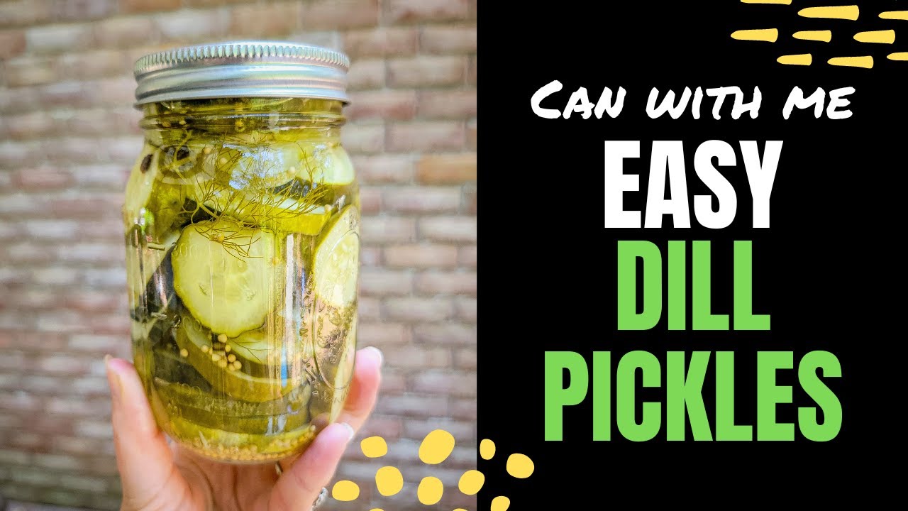 Super Easy Dill Pickle Recipe | Can With Me