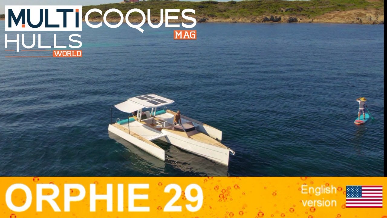 ORPHIE 29 - Pocket-Sized Electric Trimaran For Day Sailing - Multihulls World