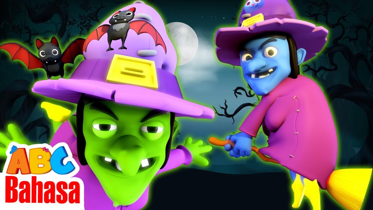 Lagu Rumah Hantu dan Penyihir + Sajak Lucu dan Menakutkan untuk Anak-anak💀 Bahasa ABC