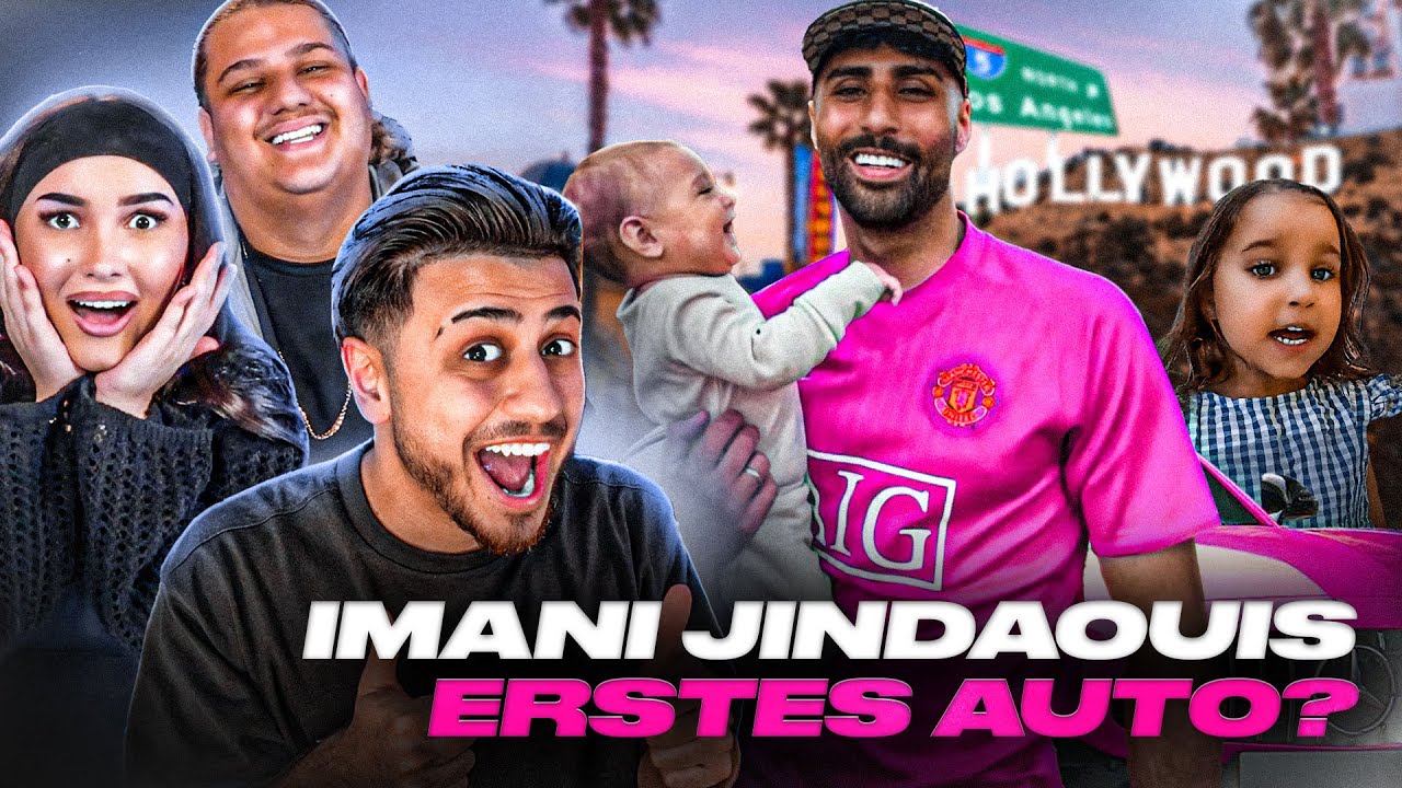 IMANI BEKOMMT IHR ERSTES AUTO 🤯 Jindaoui Reaction mit Biggie & Ilo