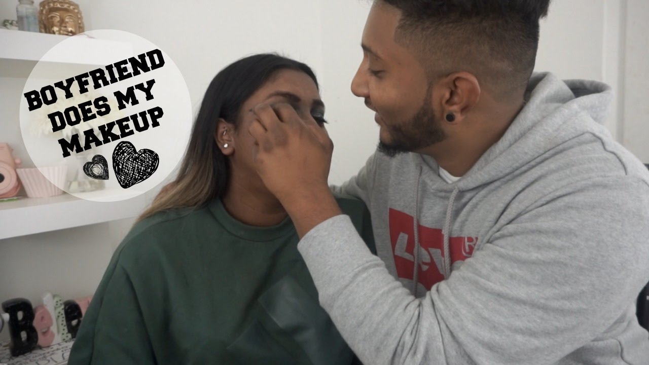 BOYFRIEND DOES MY MAKEUP | Limitlessbwl