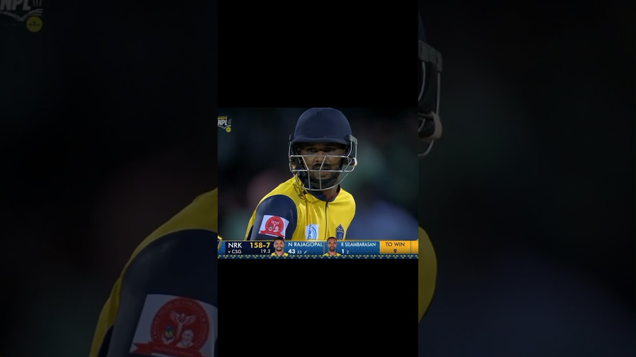 Best chase of TNPL2024 by Nidhish S Rajagopal