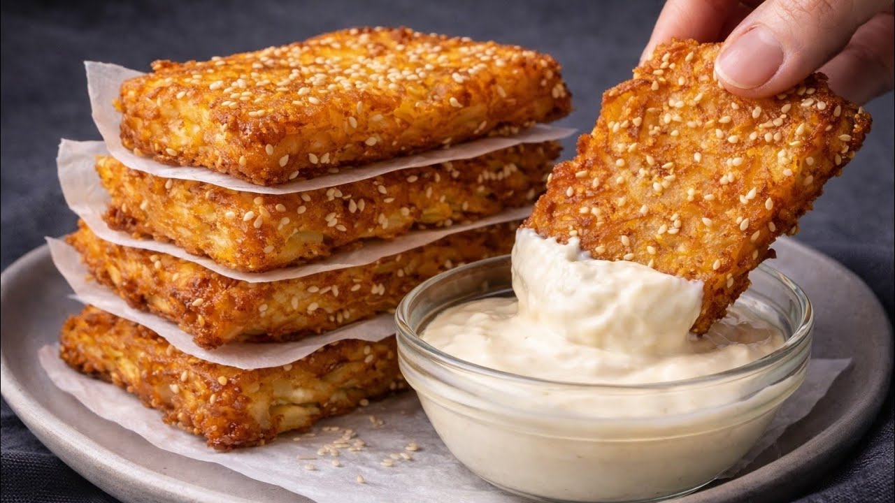No frying! The Best Homemade Hash Browns! Easy and crispy!