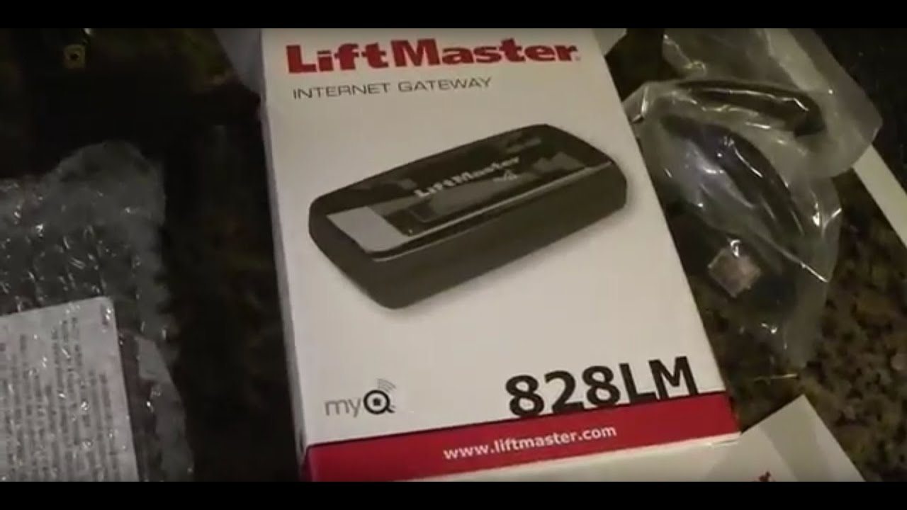 Liftmaster MyQ lnternet Gateway 828LM Review and Installation