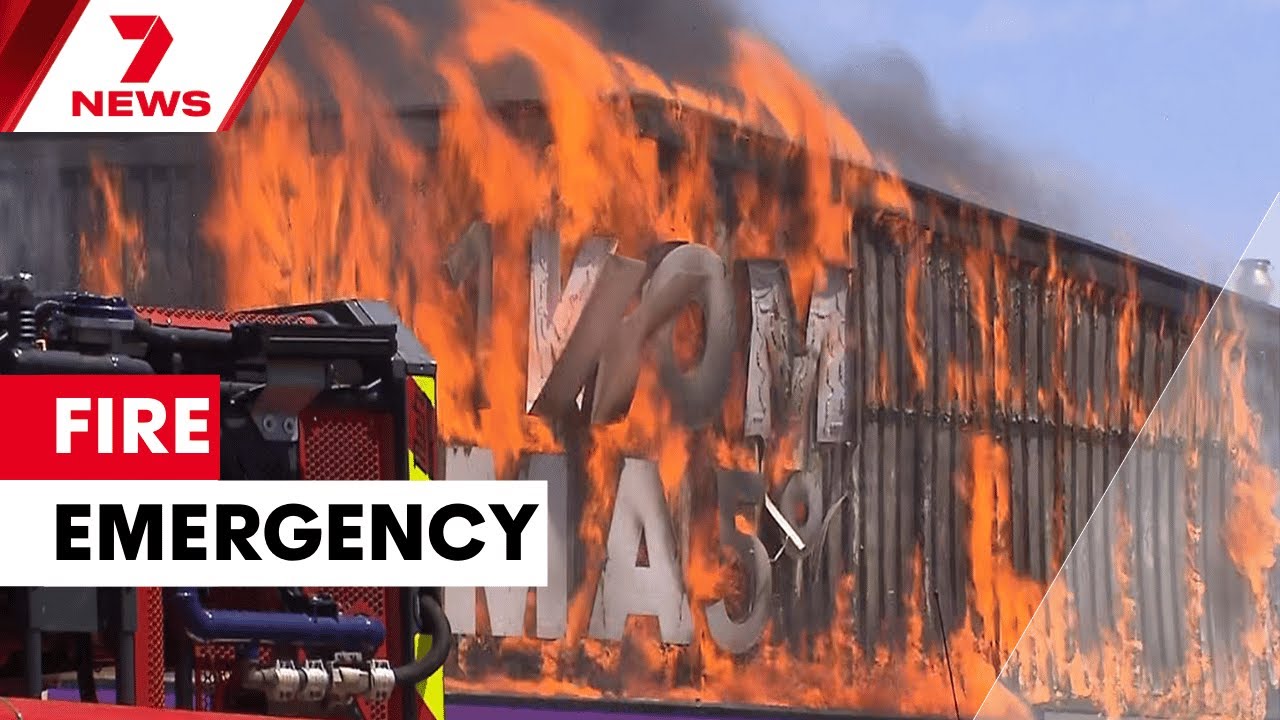 $3.5 million industrial fire at Croydon Park | 7NEWS