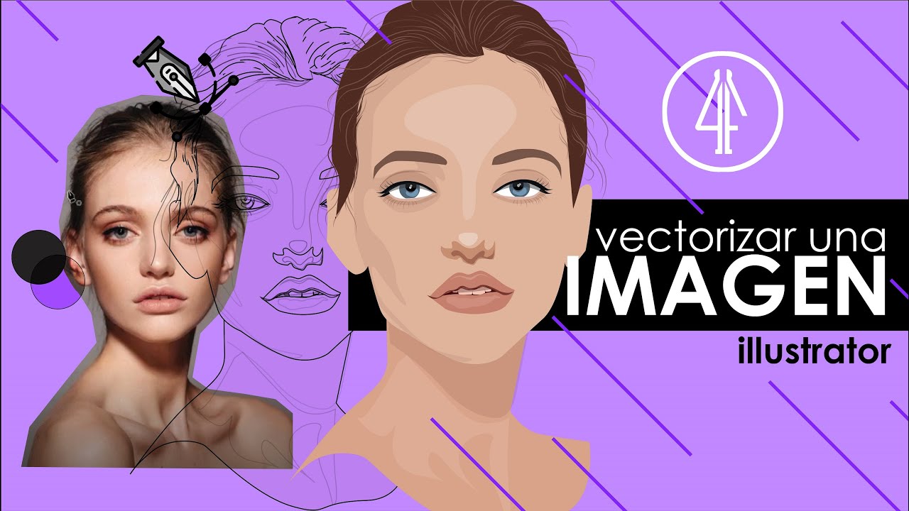 💜✒🖥Como vectorizar una imagen ILLUSTRATOR