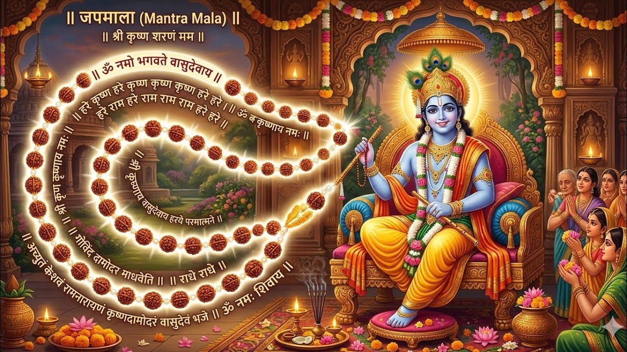 🙏🌹MANTRO KI MALA  SHREE KRISHAN  RADHA KE SANG🙌🌹