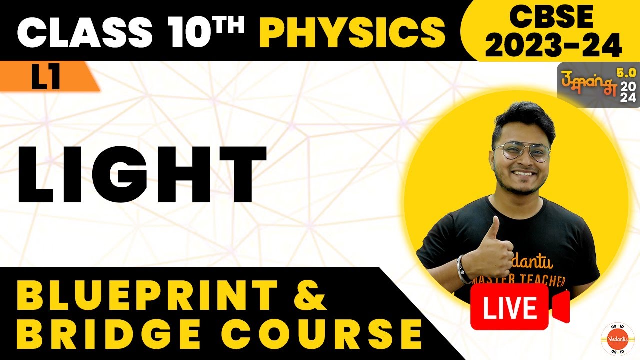 CBSE Class 10 Physics: Light Introduction & Important Topics 2023-24 | Abhishek Sir@vedantucbse10th