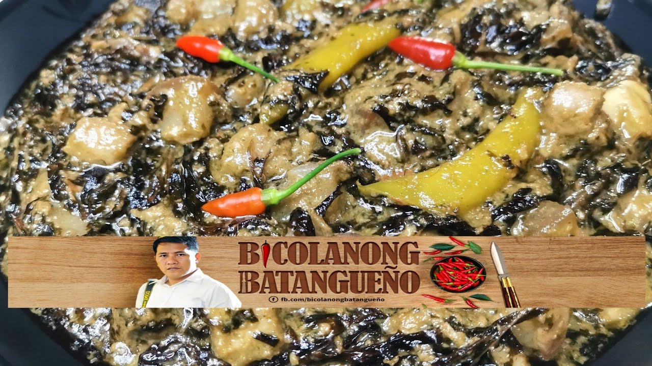 How To Cook Ang Masarap Na Ginataang  Gabi Laing Ng Bicol, Luto Ng Tunay Na Bicolano...