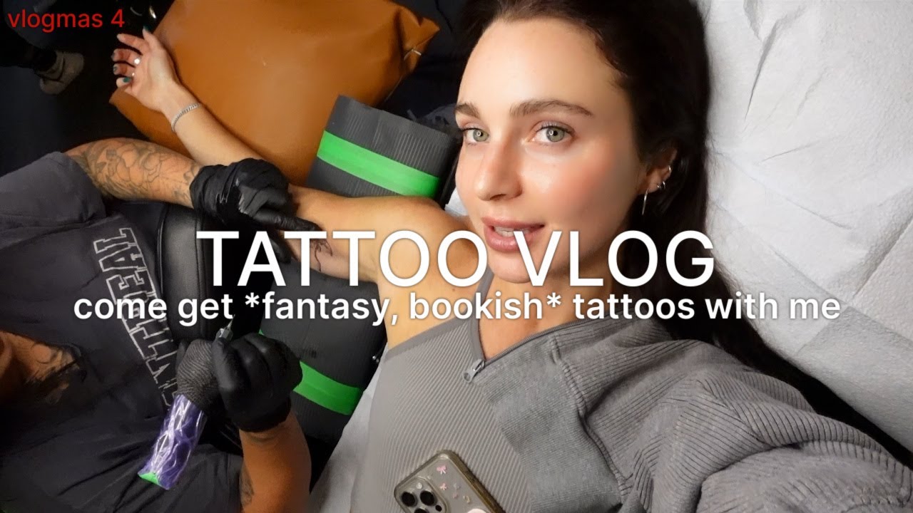 come get tattoos with me!!!! + a coffee haul [vlogmas 4]