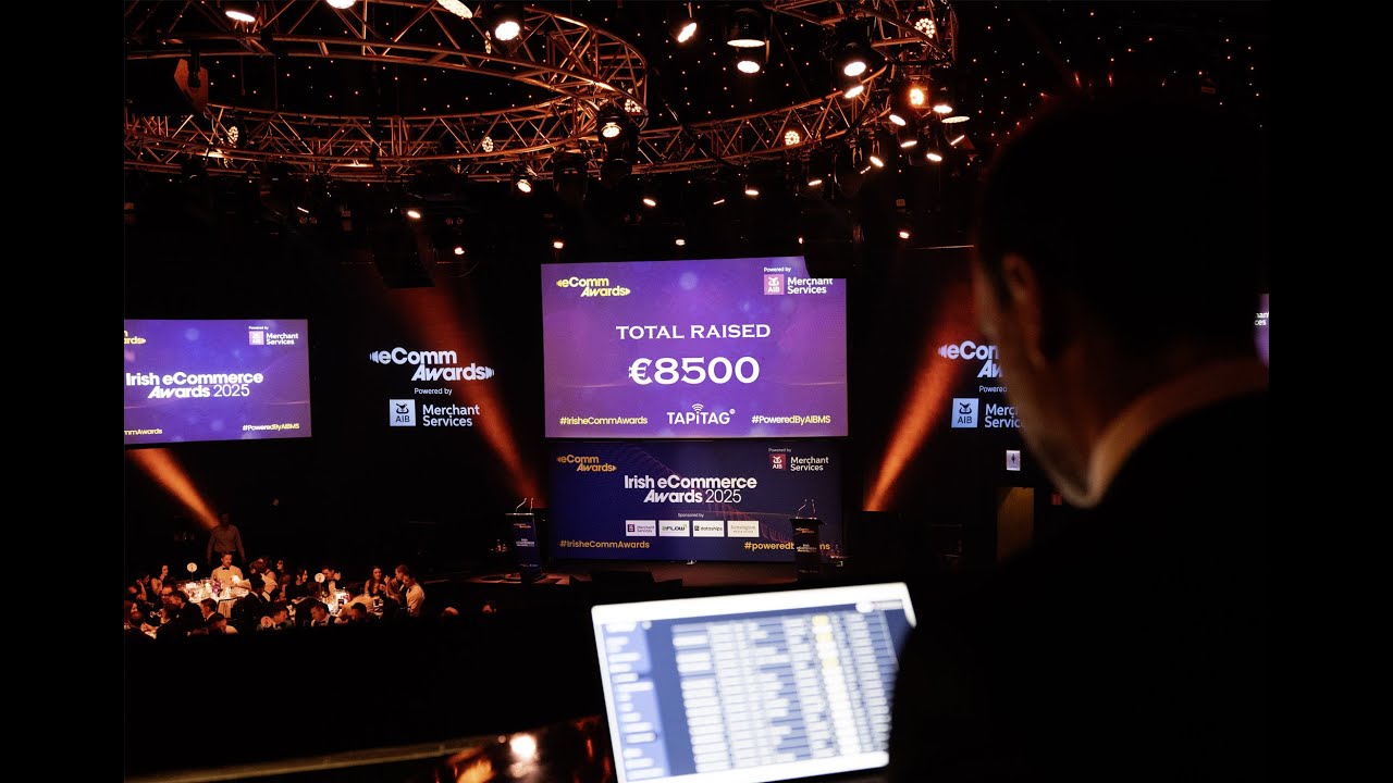 TAPiTAG Gamified Donations AIB Merchant Services | &euro;8,000 Raised for Purple House at eComm Awards