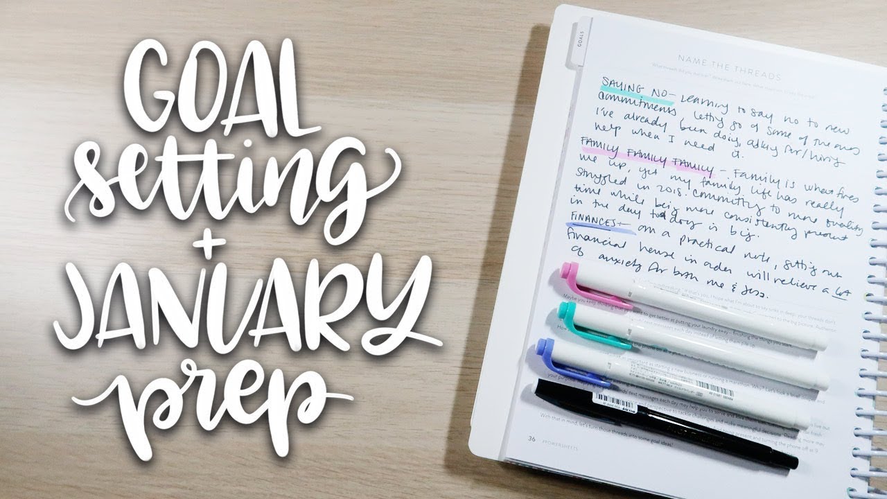 Goal Setting 2019 | Goals and January Prep