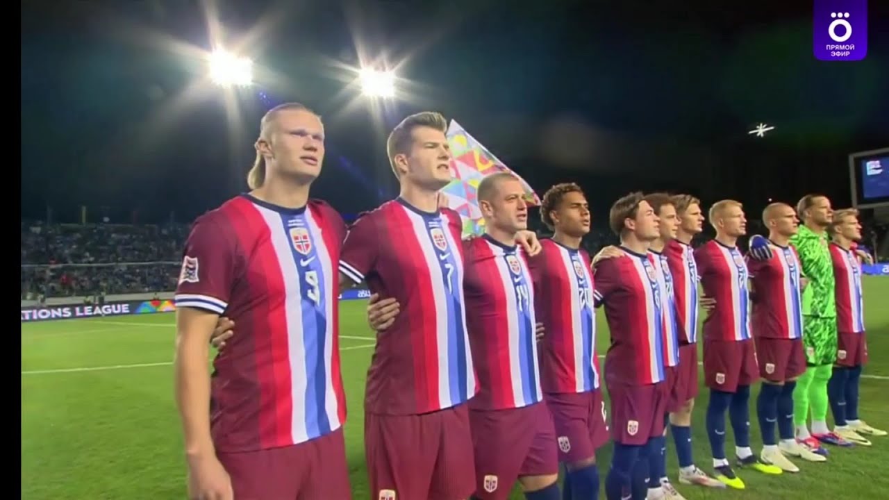 Kazakhstan vs Norway National Anthem - UEFA Nations League 2024/25