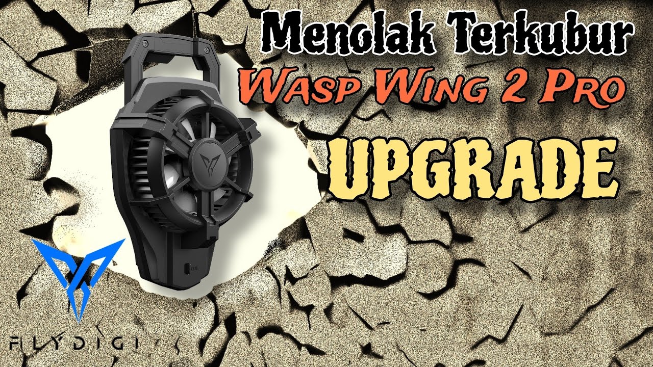Upgrade FunCooler Flydigi Wasp Wing 2 Pro, Menolak Punah -3,8°C