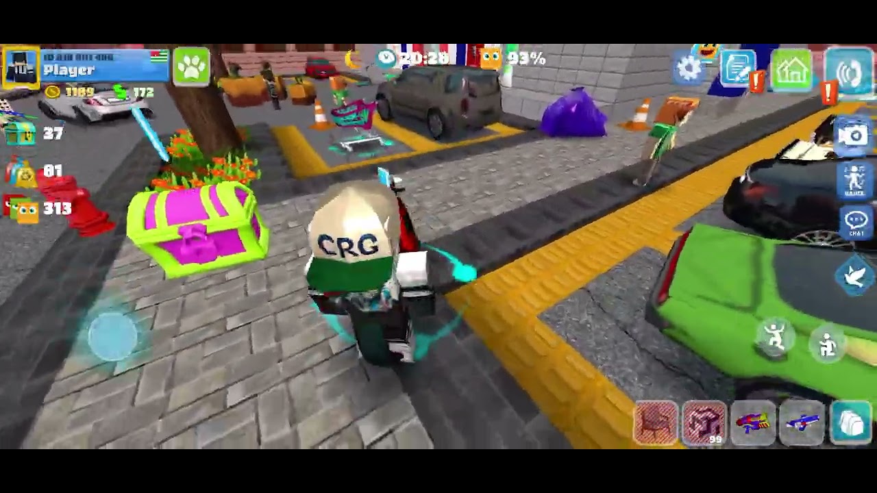 Party Craft jumps out of an airplane high in the sky