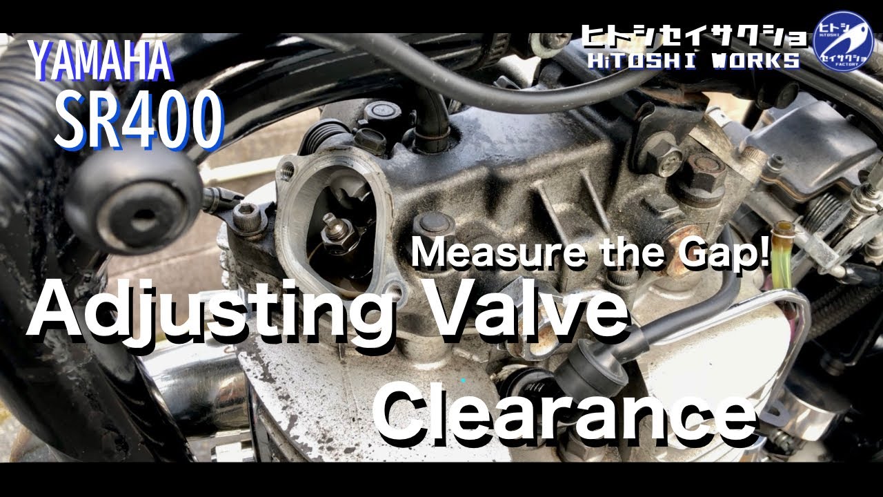 YAMAHA SR400 Valve Clearance Adjustment Feel the Difference!